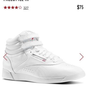 Reebok classic freestyle sneakers